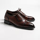 Quarter brogue captoe oxford in brown red, Anson in brown red