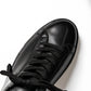 black leather sneaker, bayfront in black