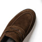 classic round toe penny loafer in coffee, duxton in coffee