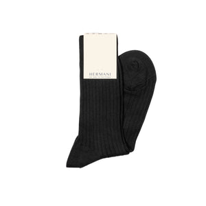 Filo di Scozia Nero Dress Socks