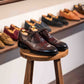 Captoe Oxford Shoe, George, in Brown Red
