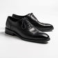 Captoe oxford in black, george in black