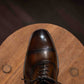 Brogue Captoe Oxford Shoe, Havelock in Coffee