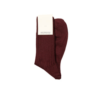 Merino Bordo Dress Socks