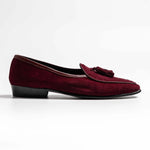 Short Tongue Belgium Tassel Loafer, Neil in Burgundy