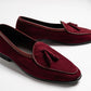 Short Tongue Belgium Tassel Loafer, Neil in Burgundy