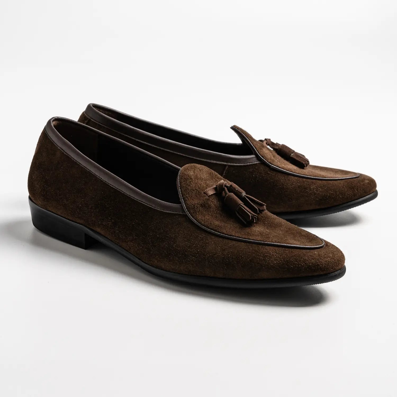 Short Tongue Belgium Tassel Loafer, Neil in Coffee