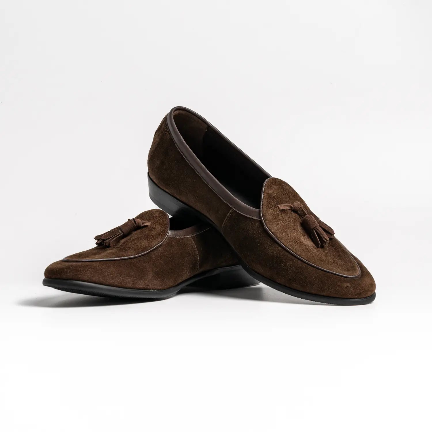 Short Tongue Belgium Tassel Loafer, Neil in Coffee