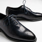 Wholecut medallion oxford in midnight, shenton in midnight