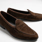 Short Tongue Belgium Penny Loafer, Tras in Coffee