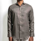 Grey Grass Linen Shirt