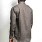 Grey Grass Linen Shirt