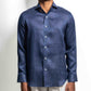 Navy Linen Shirt