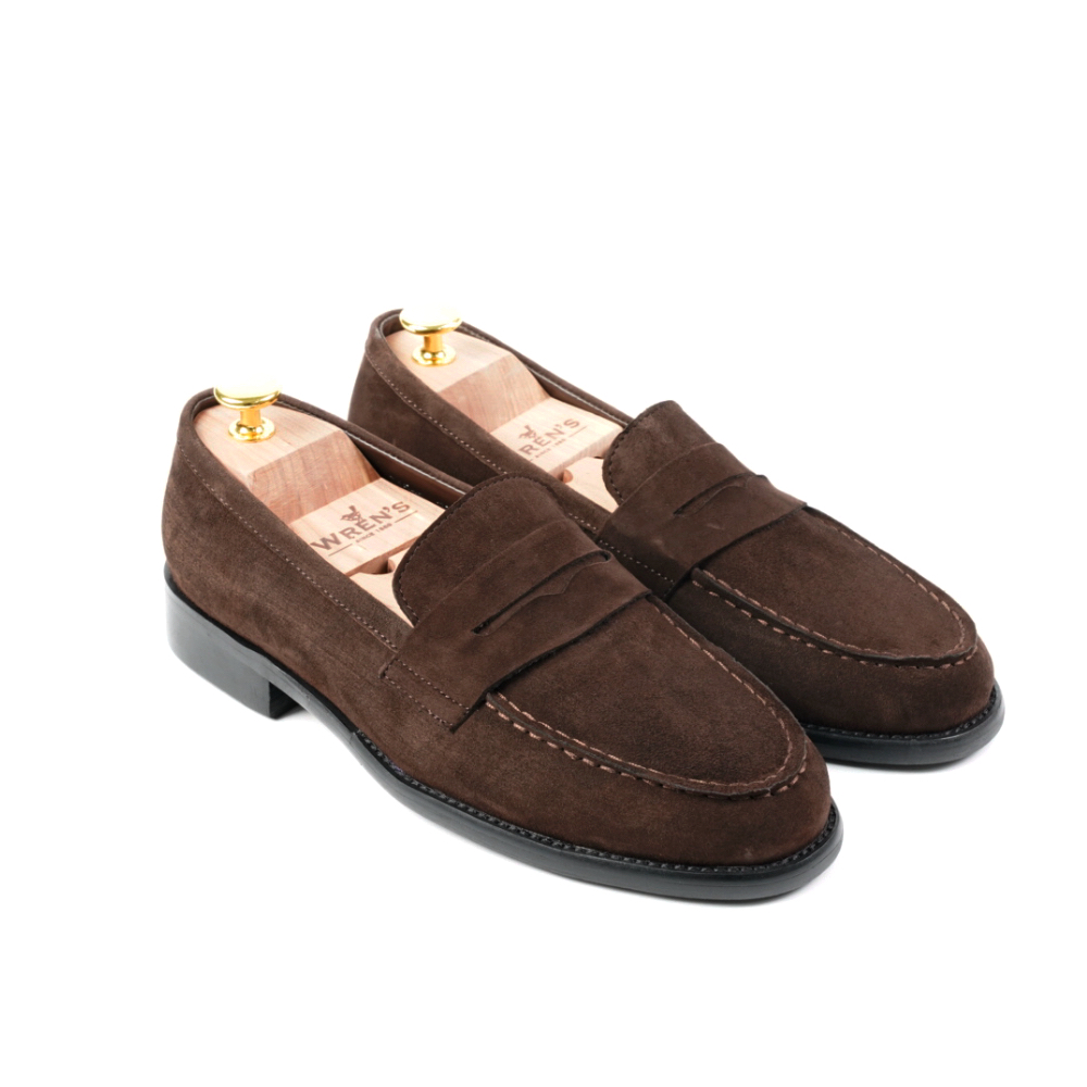 Classic Penny Suede Loafer Coffee