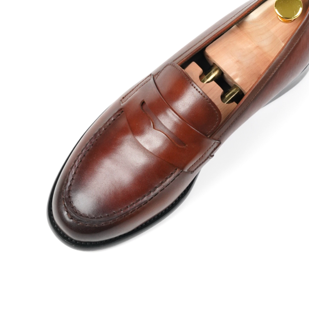 Classic Penny Loafer Red Brown